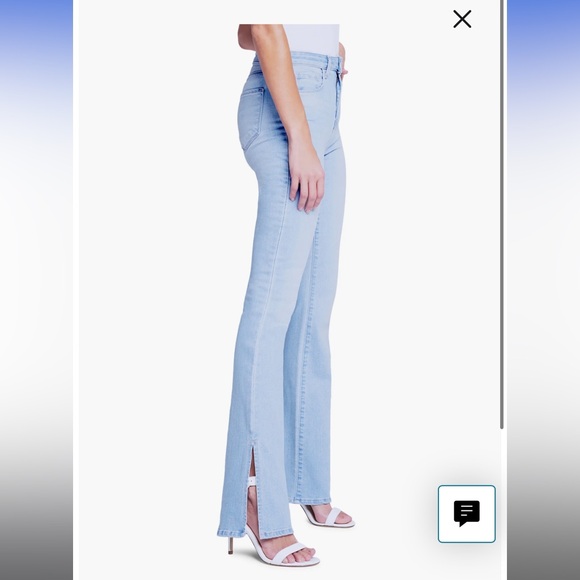 Lagence Anbilene Womens Split Hem Denim Bootcut Jeans flare - Picture 6 of 8